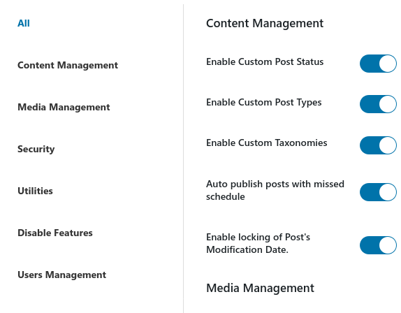 Admin Optimizer Sidebar