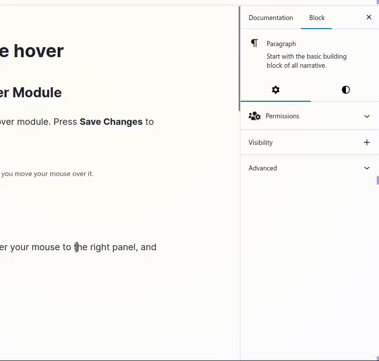 Auto Open Advanced Field