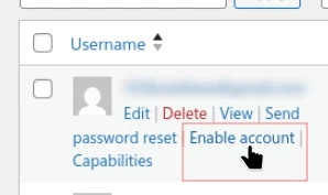 Enable Single User Accounts