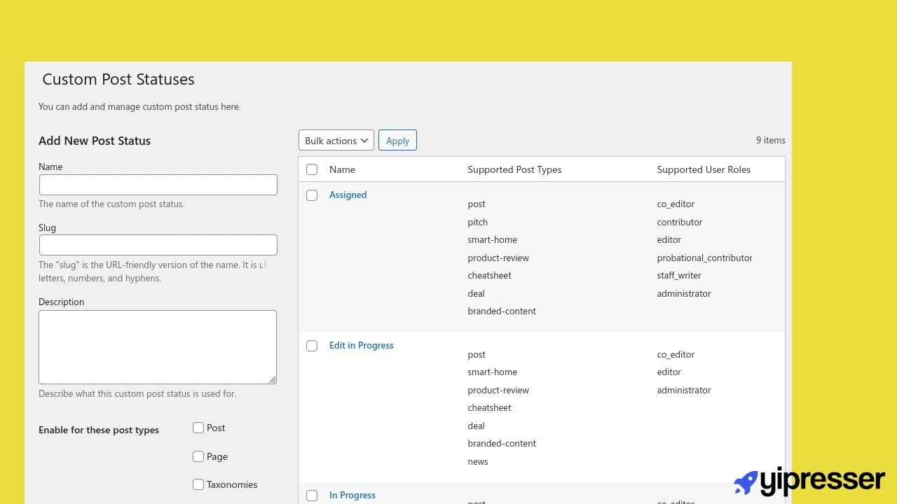 How to Create and Use Custom Post Status in WordPress