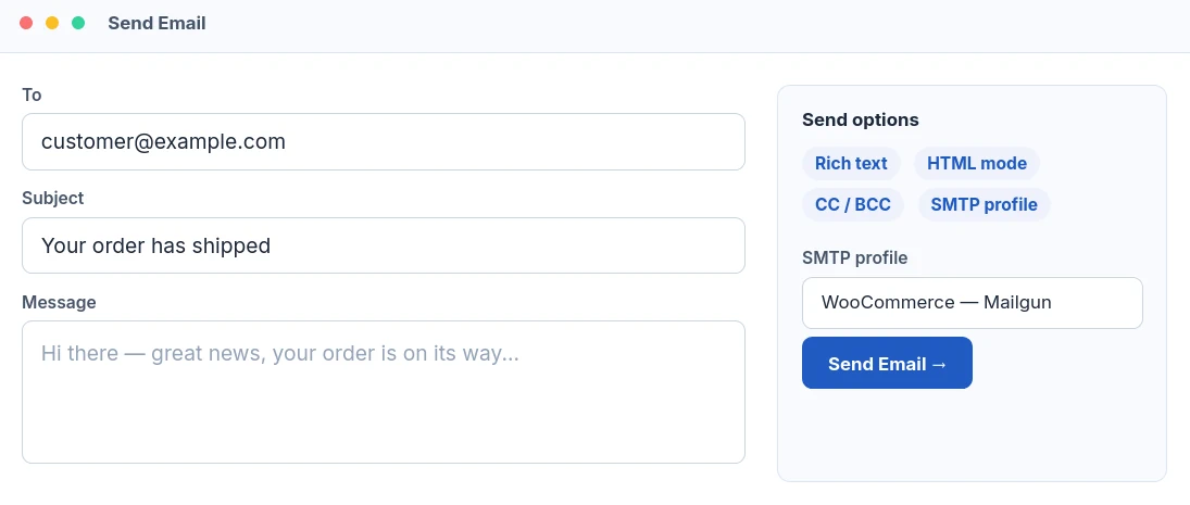 Email Send Preview Tool