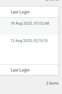 Track User Last Login settings toggle